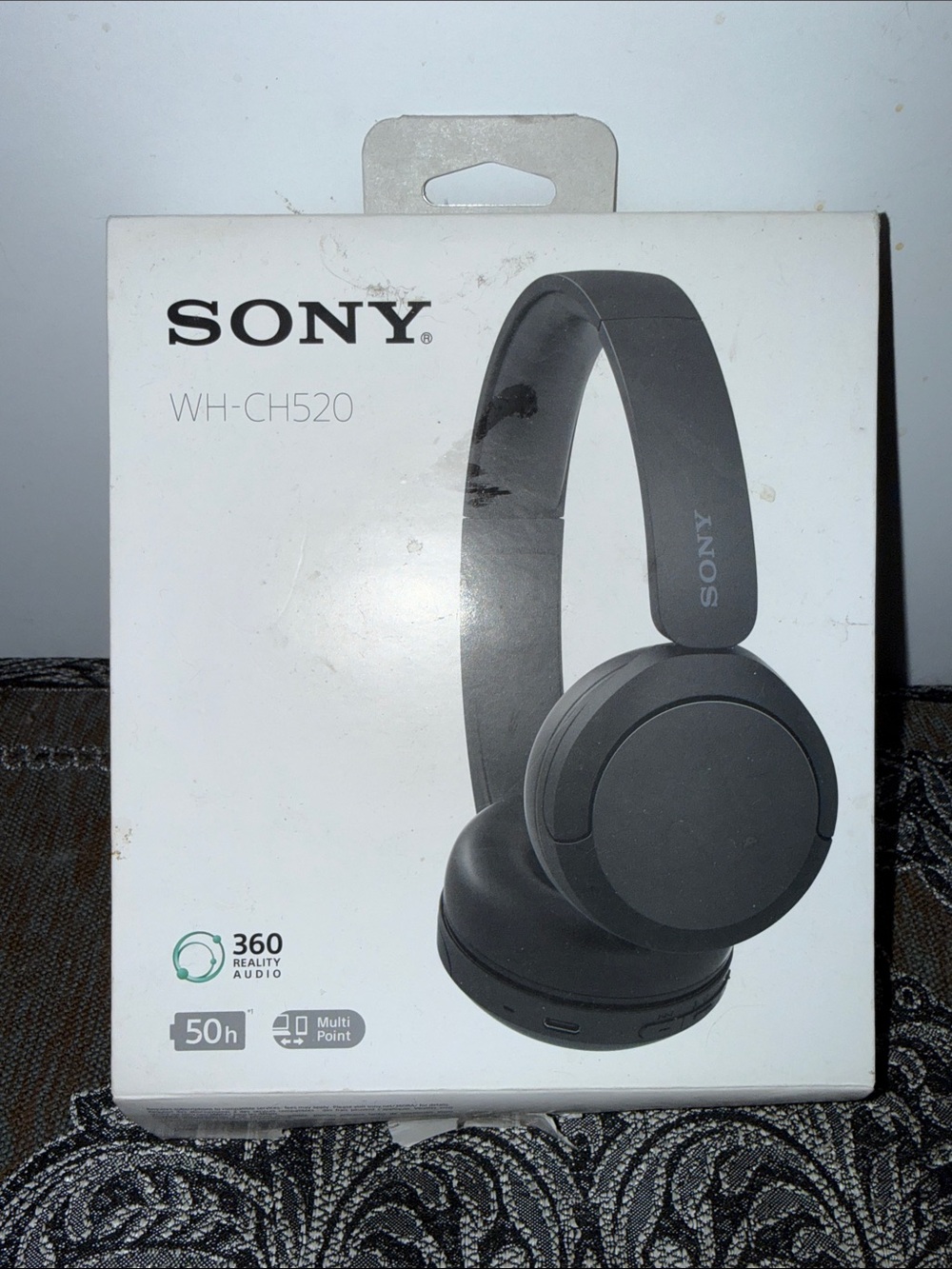 Sony WH-CH520 Wireless On-Ear Headphones - Gray